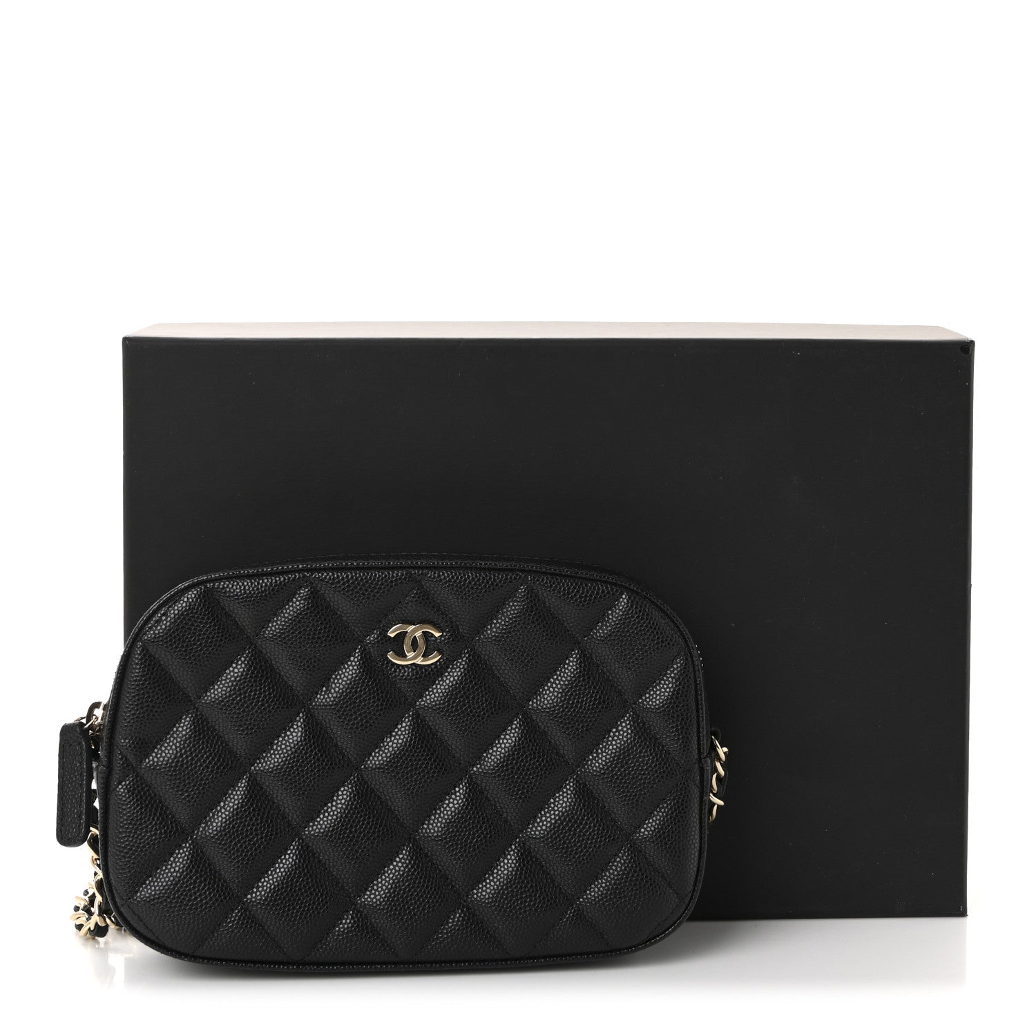 Chanel Caviar Quilted Vanity With Chain Black 11 of 11