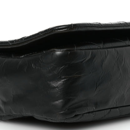 Chanel Glazed Calfskin Quilted CC Single Flap Black 10 of 14