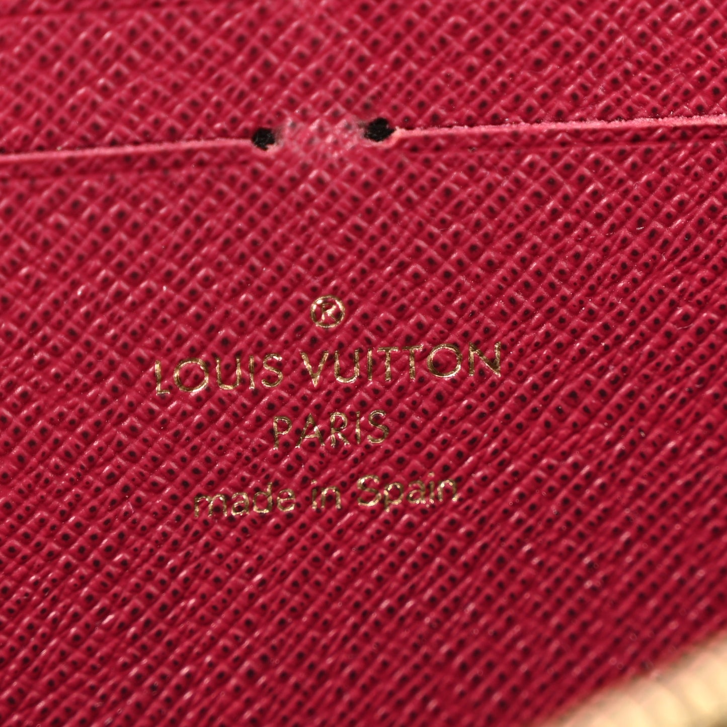 Monogram Clemence Wallet Fuchsia