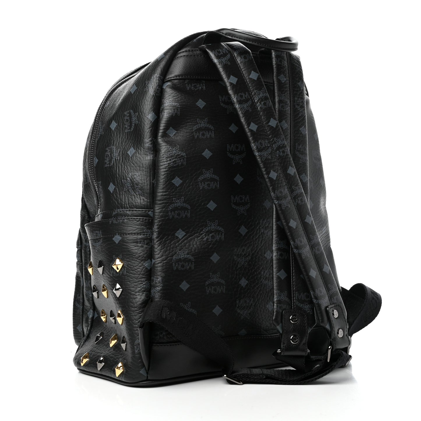 Visetos Studded Stark Backpack Black