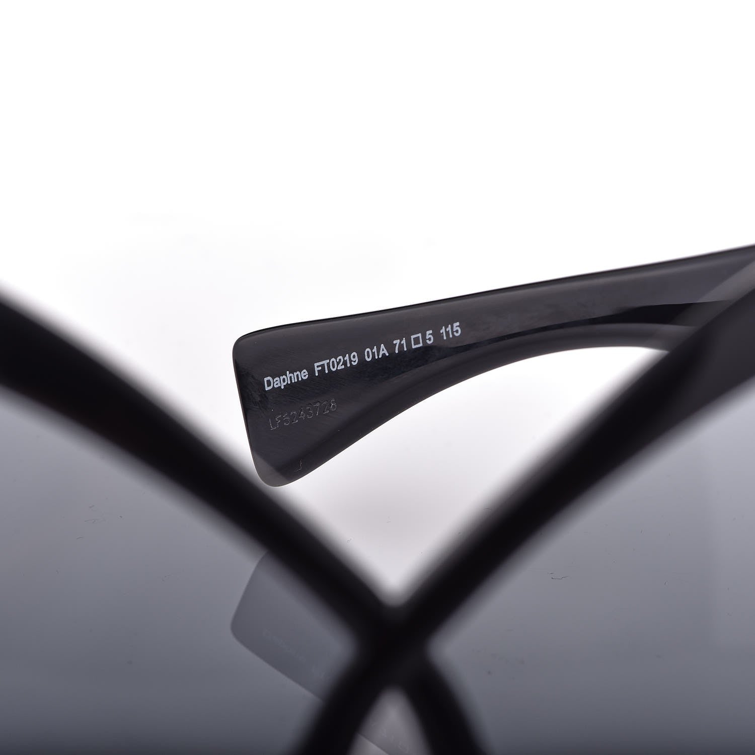 Tom Ford Daphne Oversized Sunglasses FT0219 Black 5 of 7