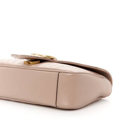Gucci Calfskin Matelasse Small GG Marmont Shoulder Bag Porcelain Rose 11 of 11