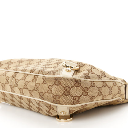 Gucci Monogram Medium Abbey D Ring Hobo Off White 11 of 12