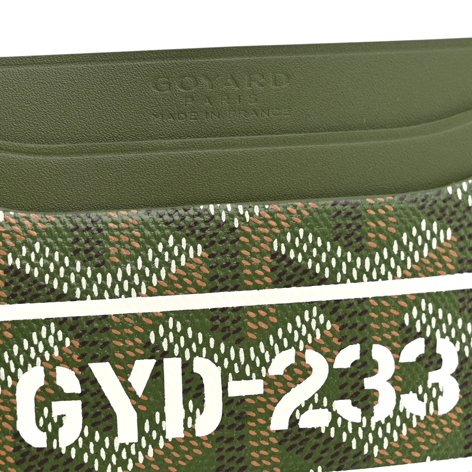 Goyard Goyardine Saint Sulpice Card Holder Khaki 6 of 6