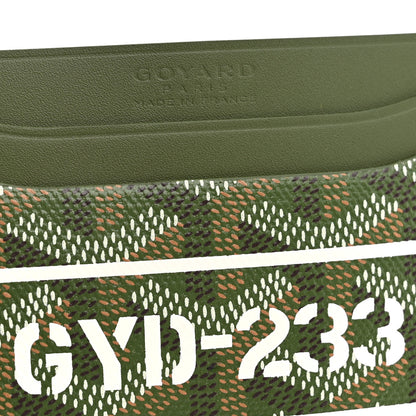 Goyard Goyardine Saint Sulpice Card Holder Khaki 6 of 6