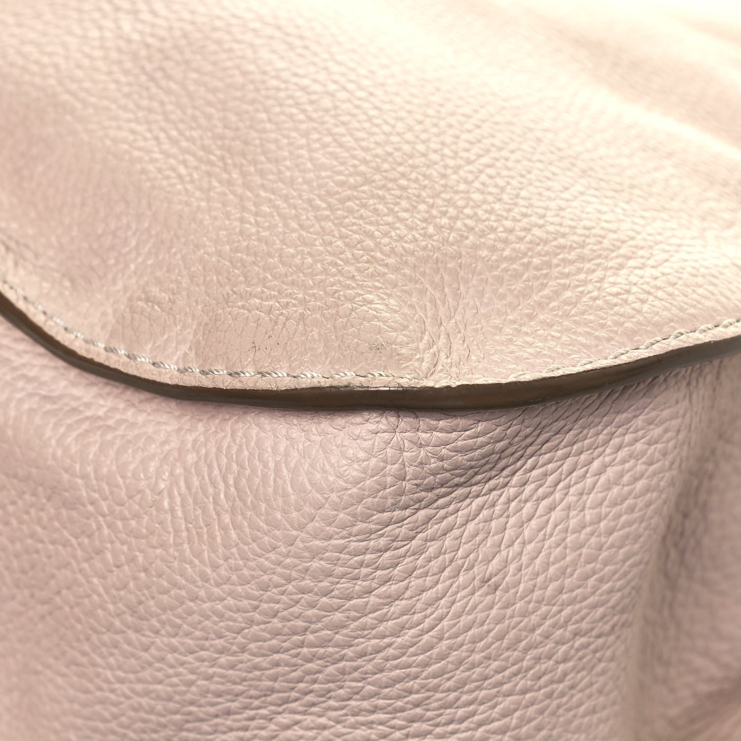 Calfskin Medium Marcie Satchel Pale Pink