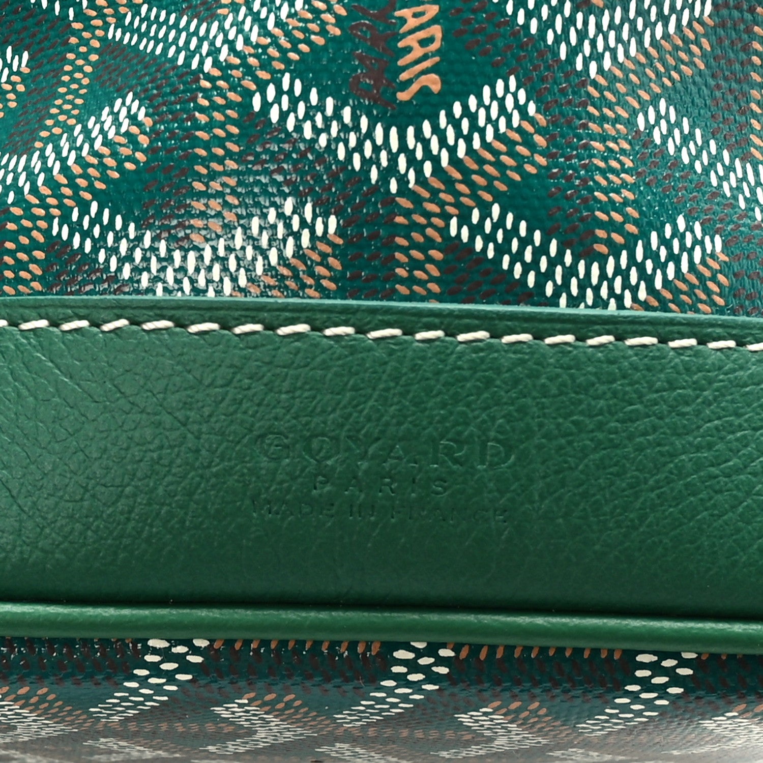 Goyard Goyardine Petit Flot Bucket Bag PM Green 6 of 10
