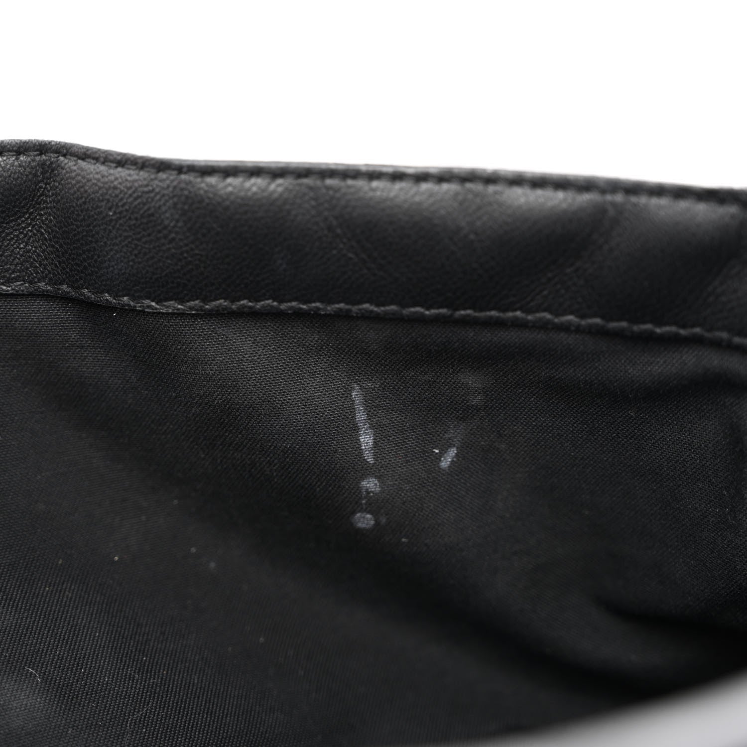 Fendi Nappa FF 1974 Embossed Baguette Black 8 of 14