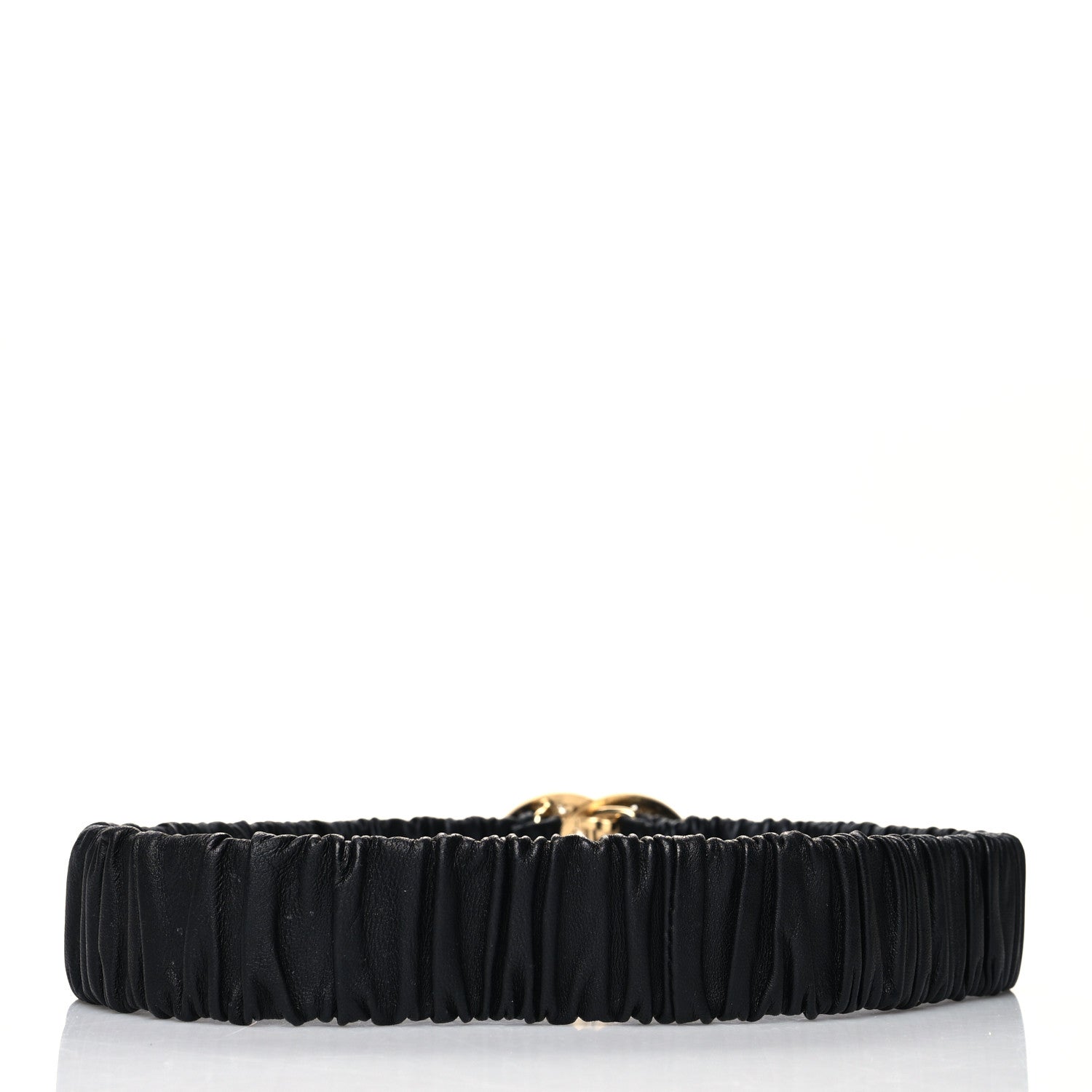 Chanel Lambskin Crystal CC Belt 65 26 Black 2 of 5