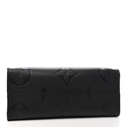 Louis Vuitton Empreinte Monogram Giant Onthego MM Black 4 of 9