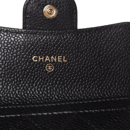 Chanel Caviar Quilted Flap Card Holder Black 6 of 9
