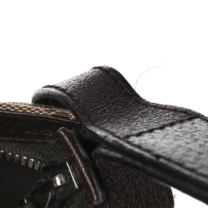 Gucci Monogram Flat Messenger Bag Dark Brown 11 of 13