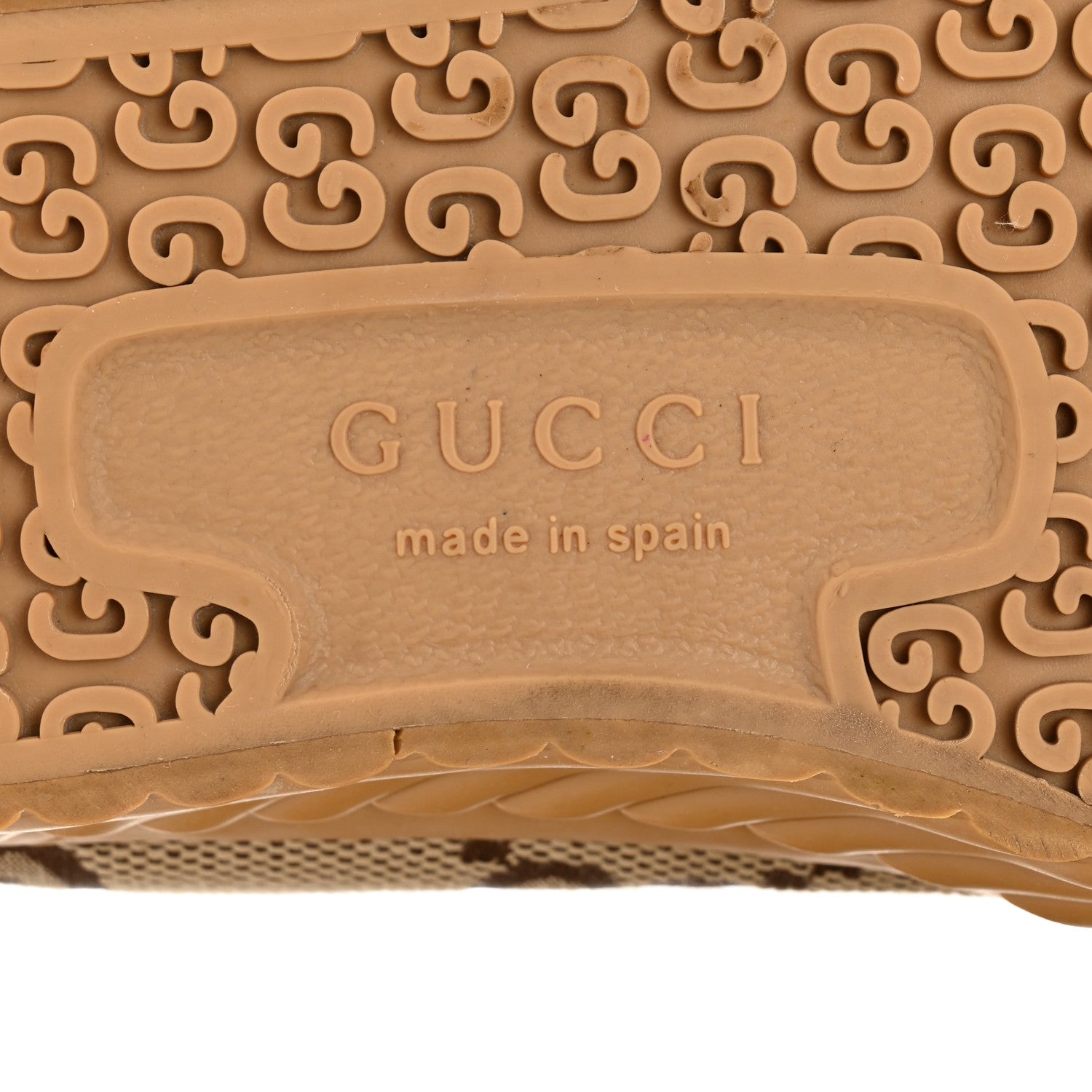Gucci Monogram Jumbo GG New Lace Papin Mens Tortuga High Top Sneakers 10 Camel Ebony Black 8 of 9
