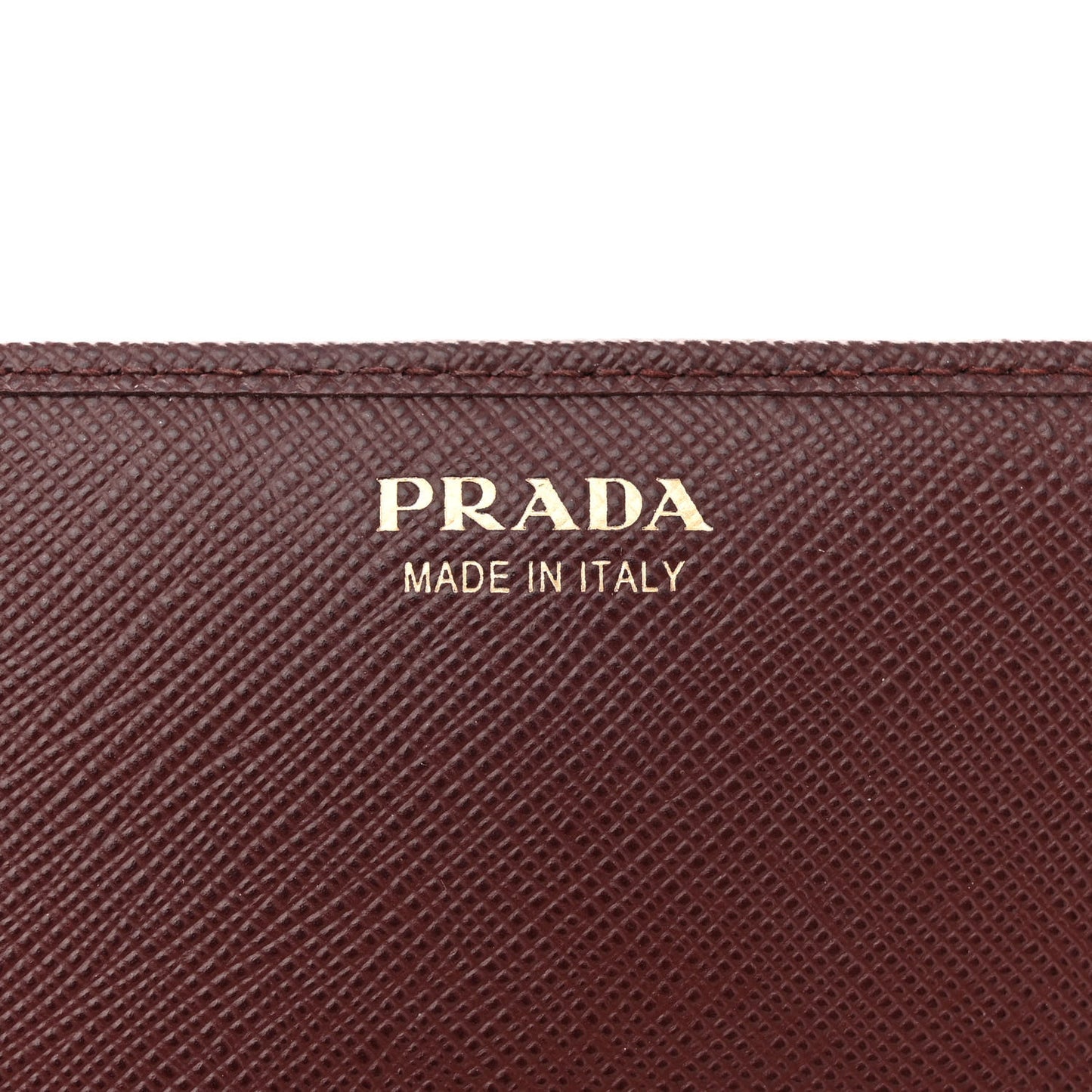 Saffiano Metal Large Chain Wallet Granato