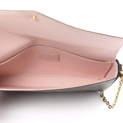 Louis Vuitton Monogram Lovely Birds Pochette Felicie Chain Wallet 7 of 14