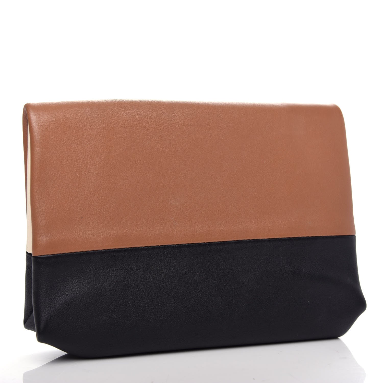 Celine Calfskin All Soft Pouch Tan 3 of 7