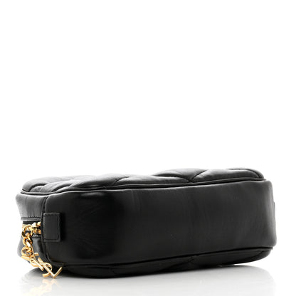 Saint Laurent Lambskin Quilted Lolita Cosmetic Pouch Black 4 of 7