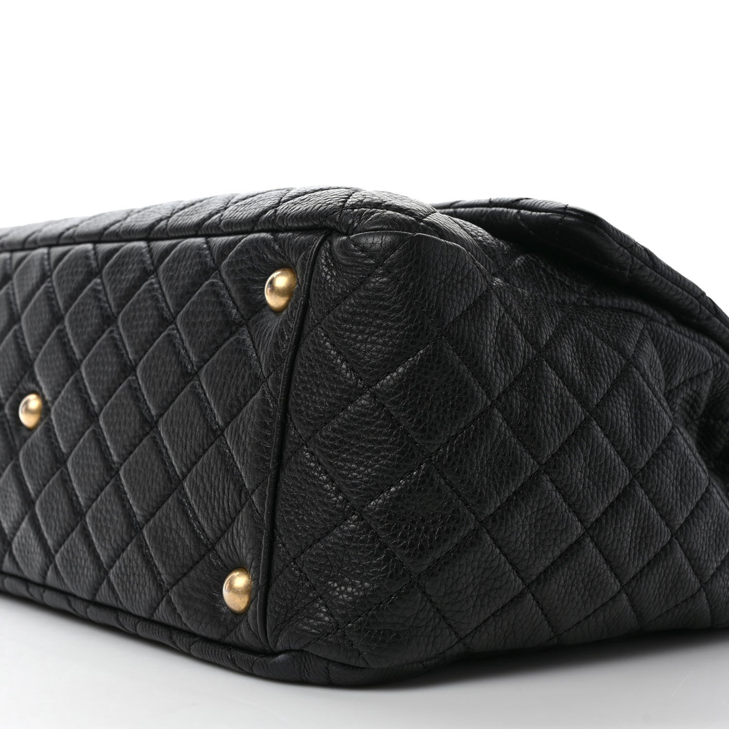 Chanel Calfskin Quilted XXL Travel Flap Bag Black 9 of 9