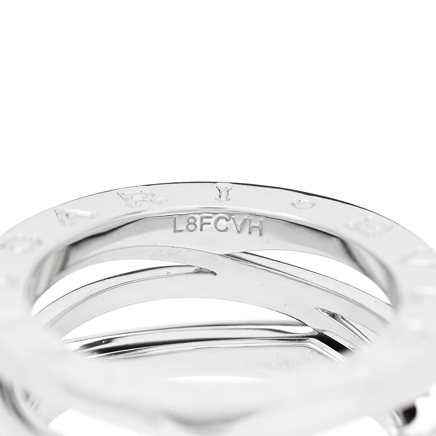 18K White Gold B.Zero1 Legend Three-Band Ring 53 6.25