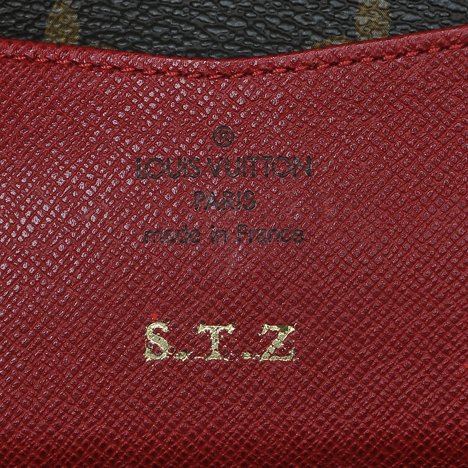 Louis Vuitton Monogram Josephine Wallet Red 6 of 6