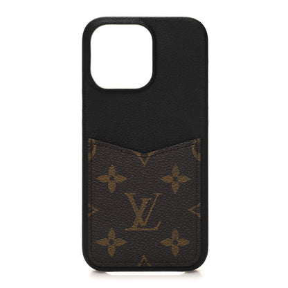 Louis Vuitton Monogram Pallas iPhone 15 Pro Max Bumper Black 1 of 12