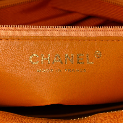 Chanel Caviar Quilted Medallion Tote Yellow 6 of 11