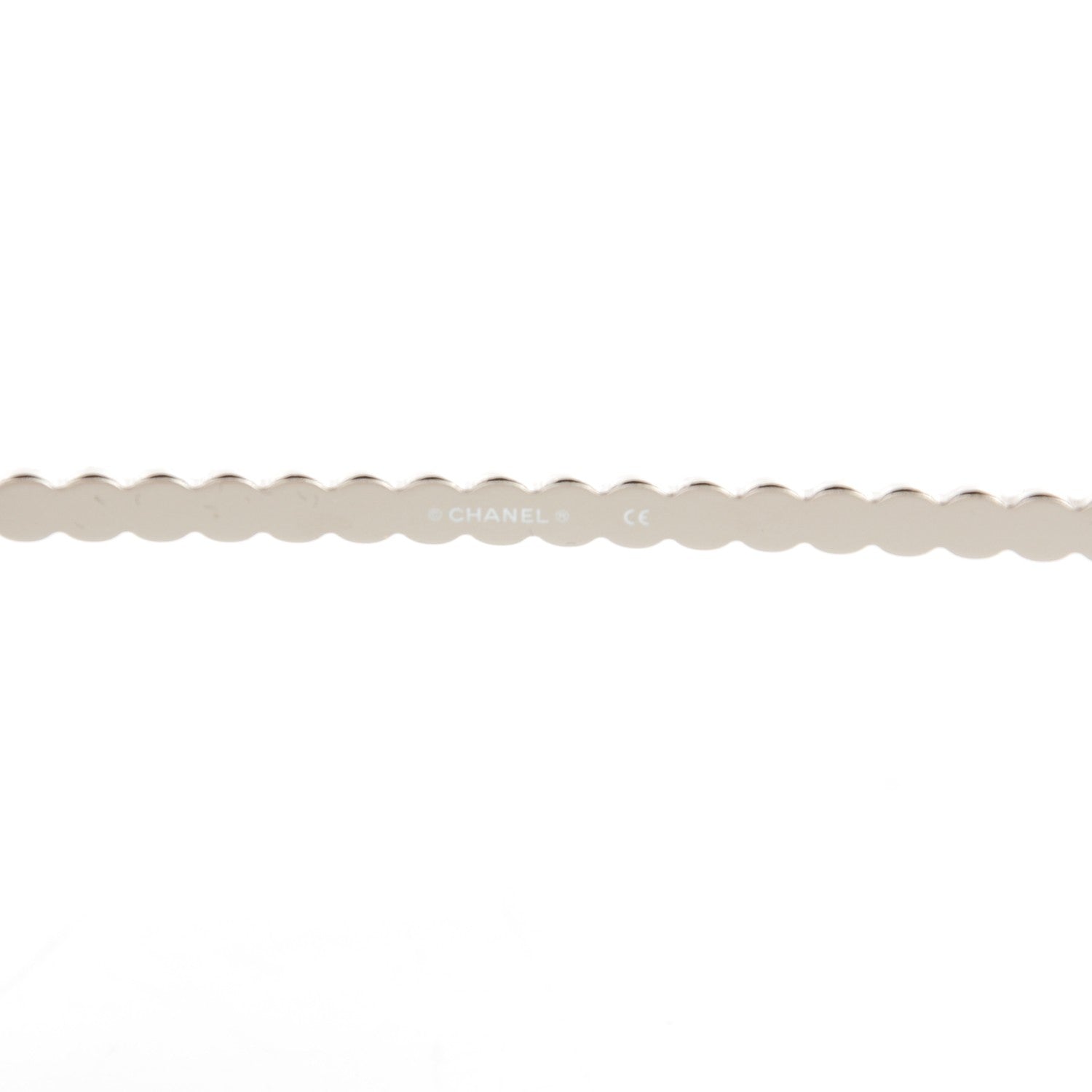Chanel Pearl Round Sunglasses 71139 White 3 of 6