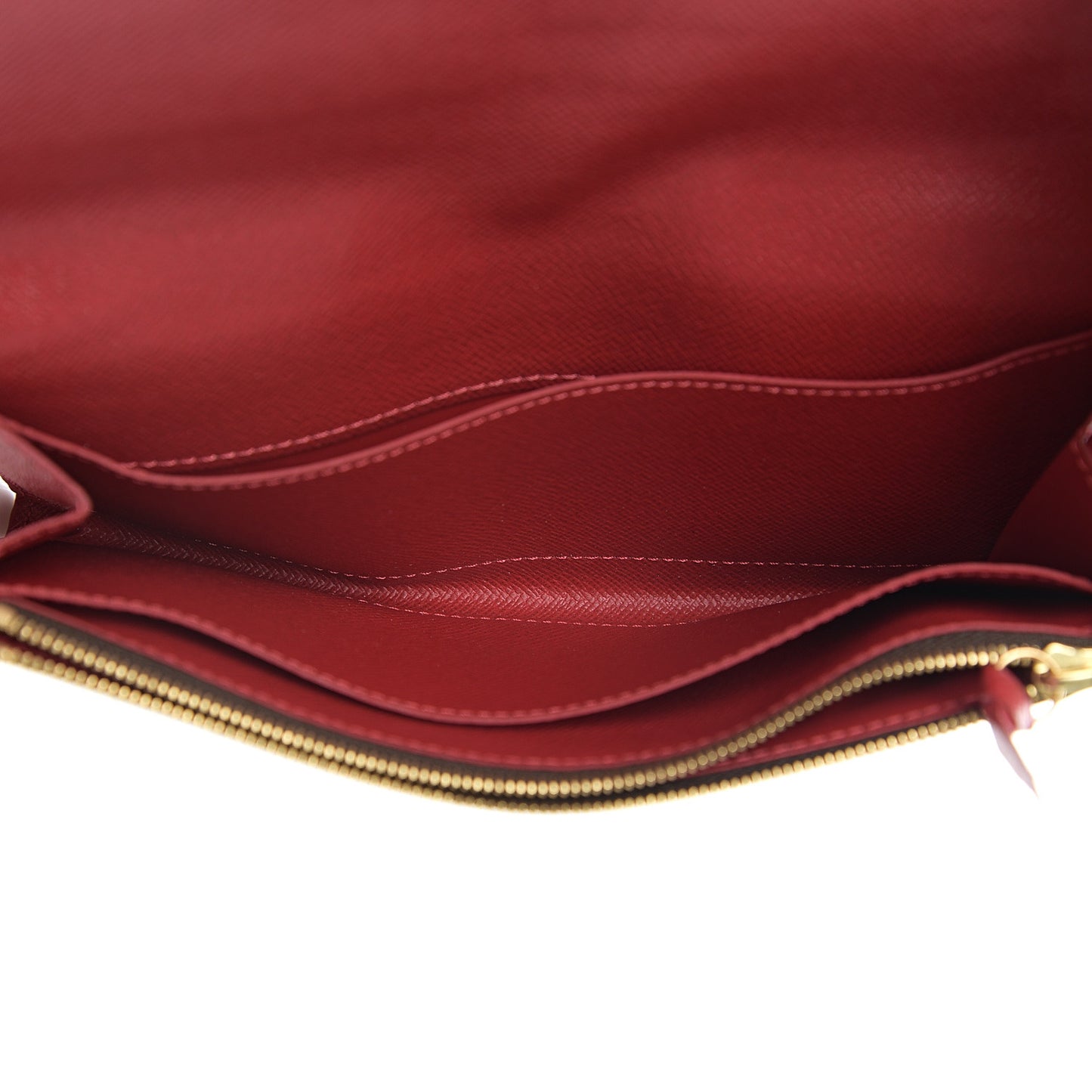 Damier Ebene Caissa Wallet Cherry