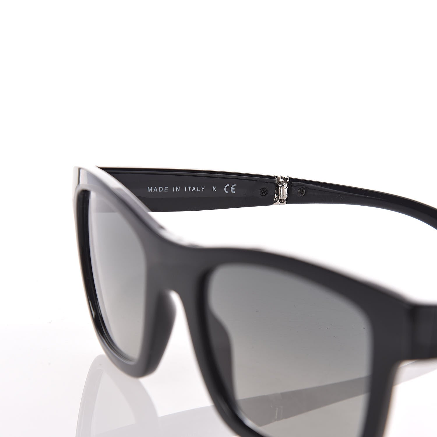 Chanel Nylon Metal Square Folding Sunglasses 6053 Black 5 of 7