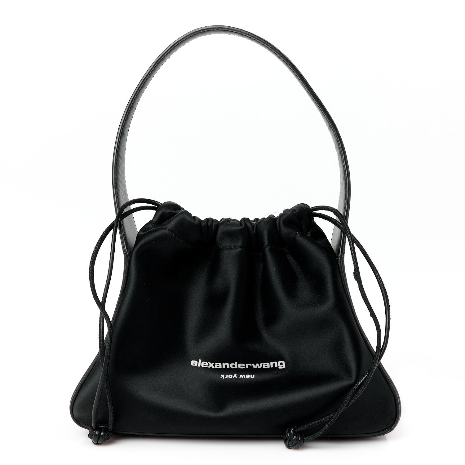 Alexander Wang Lambskin Nylon Small Ryan Bag Black 1726465