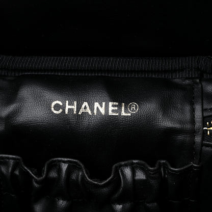 Chanel Caviar Vanity Cosmetic Case Black 6 of 10