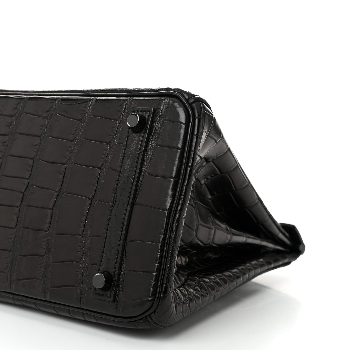 Matte Alligator Birkin 30 So Black