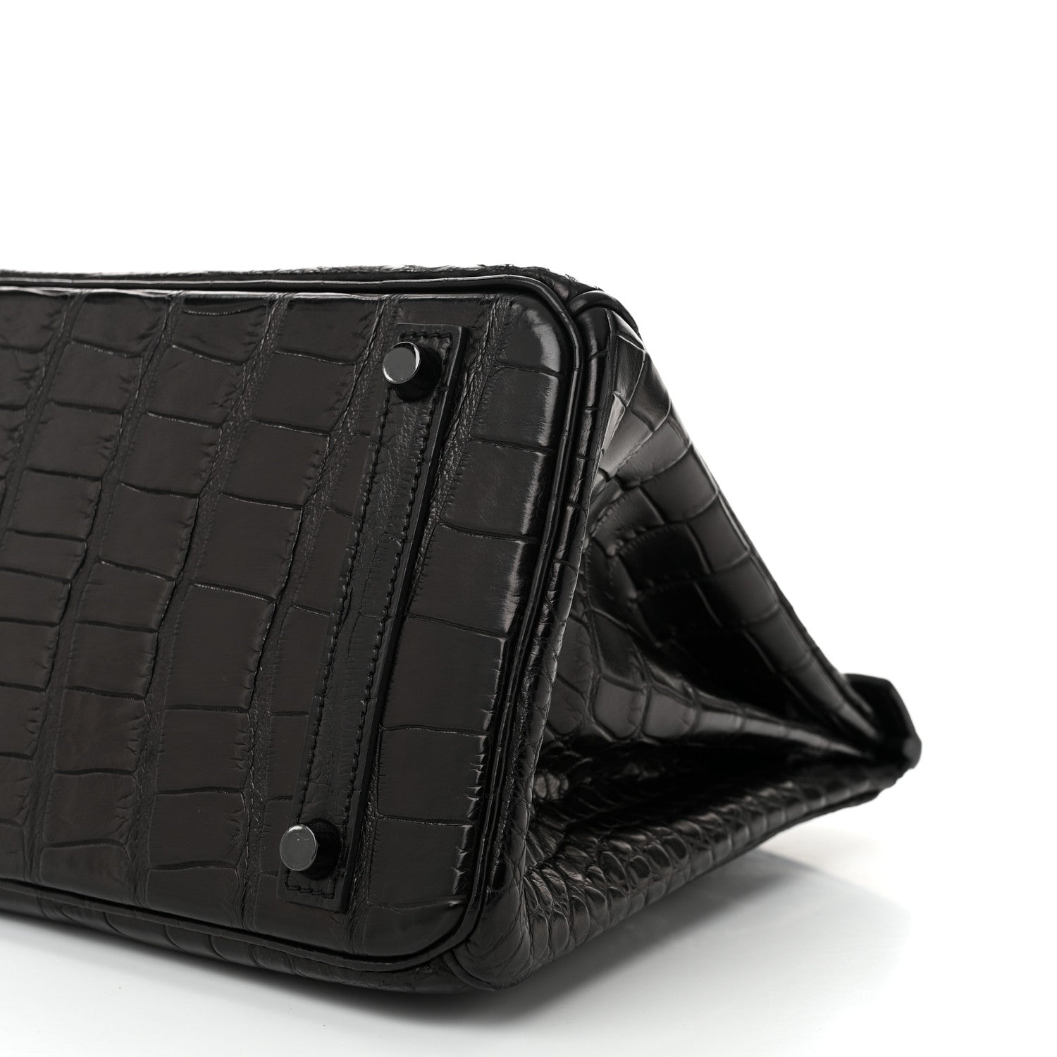 Hermes Matte Alligator Birkin 30 So Black 10 of 11