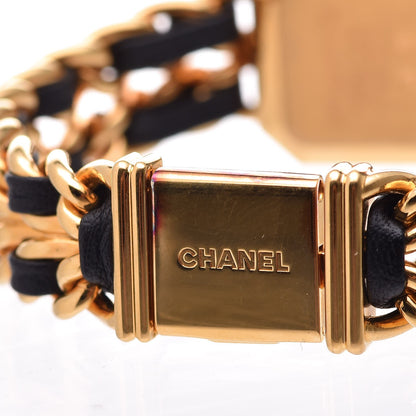 Chanel Stainless Steel Lambskin 20mm Chain Premiere Quartz Watch Gold L 8 of 8