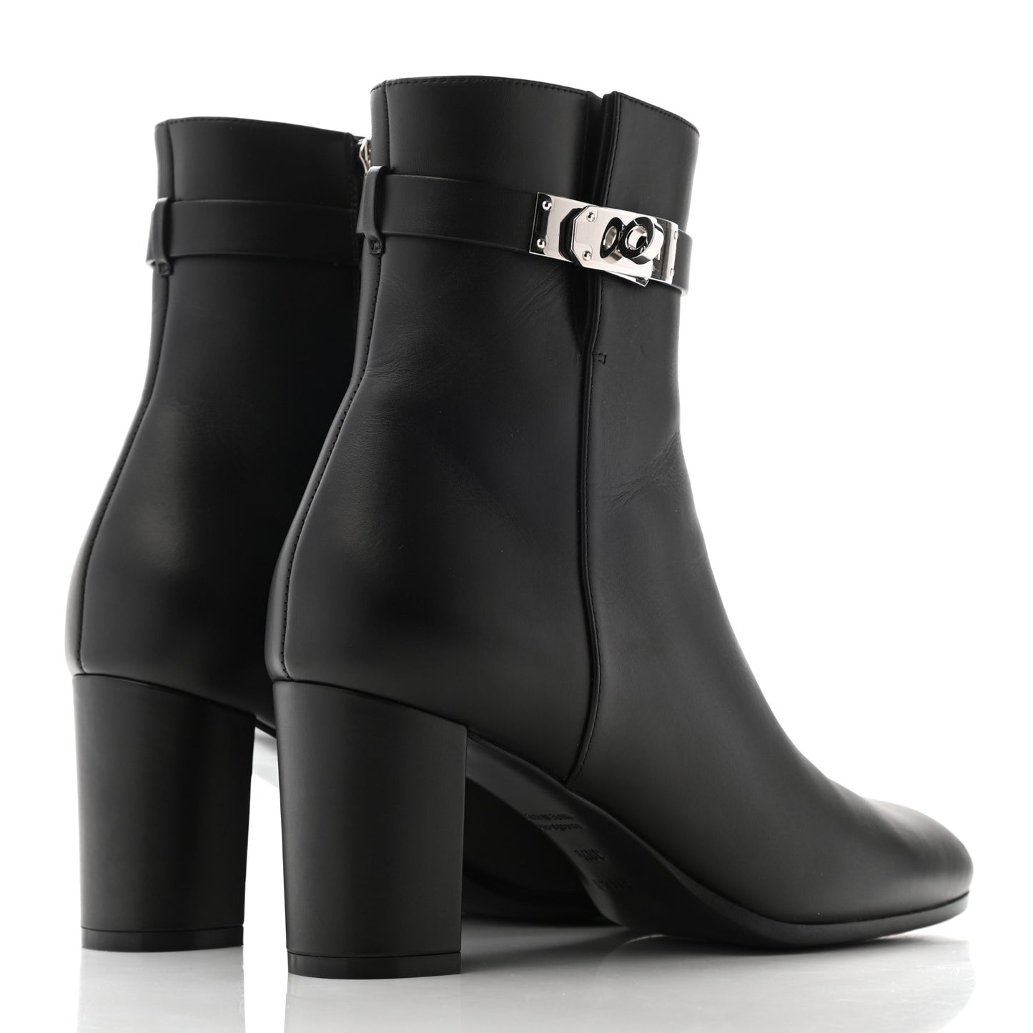 Calfskin Saint Germain Ankle Boots 38.5 Black