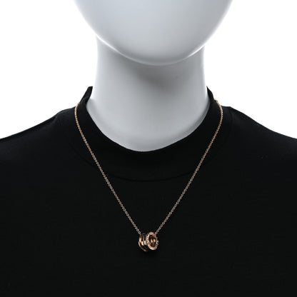 Bulgari 18K Rose Gold B.Zero1 Pendant Necklace 2 of 4