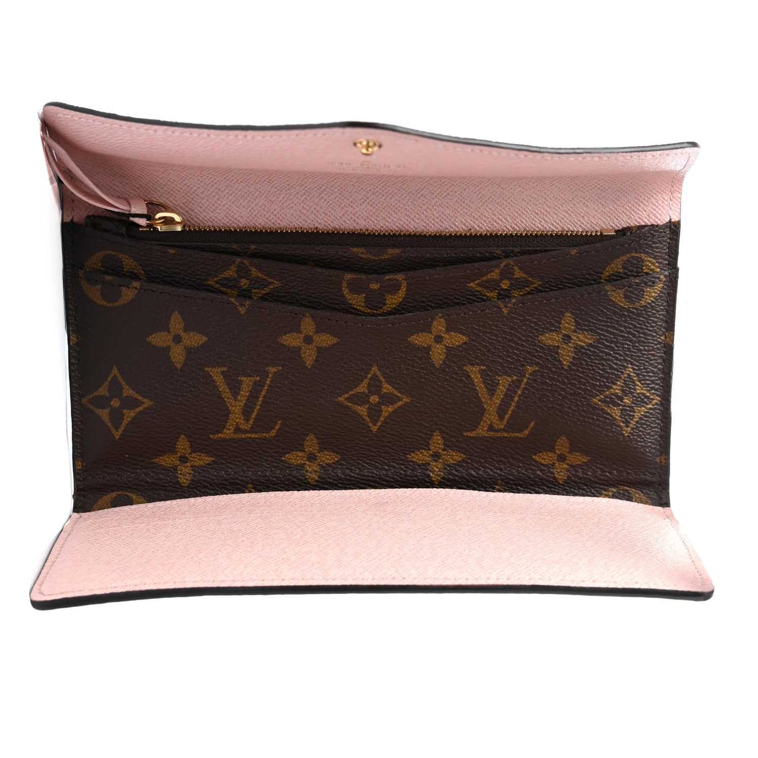 Louis Vuitton Monogram Josephine Wallet Rose Ballerine 4 of 4