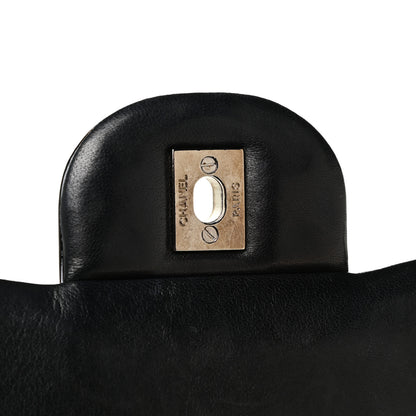 Chanel Patent Quilted Maxi Double Flap Black 14 of 25