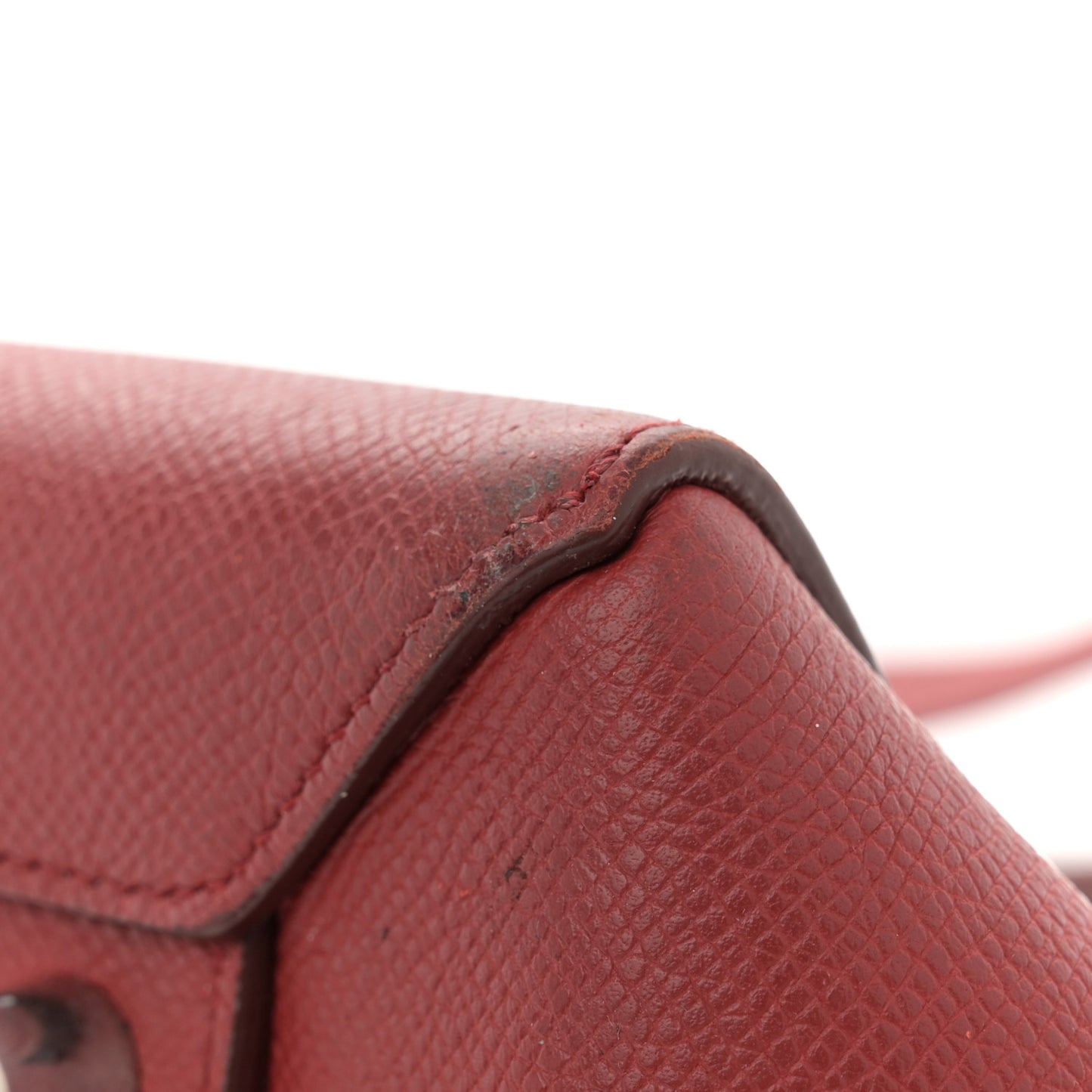 Grained Calfskin Mini Belt Bag Rust