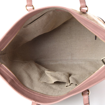 Gucci Monogram Bree Zippered Tote Beige Soft Pink 5 of 16