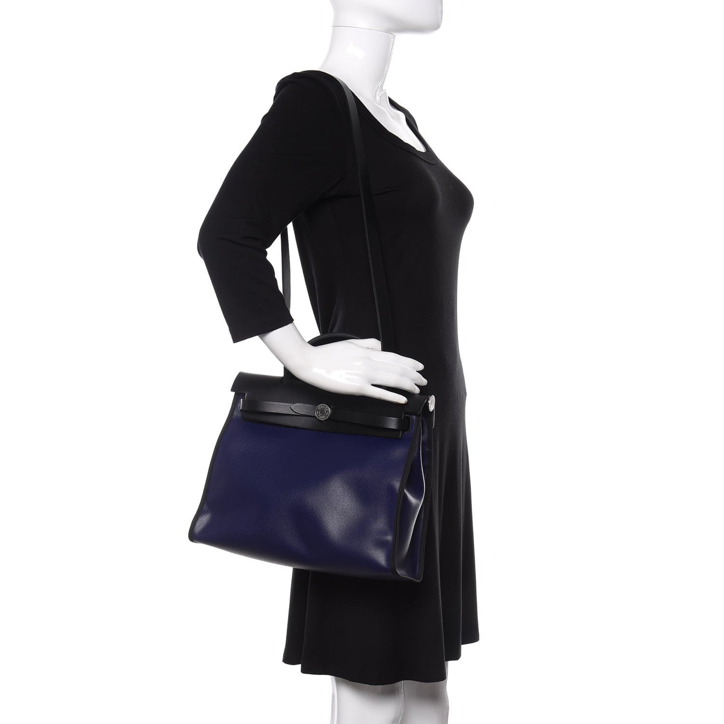 Toile H Berline Vache Hunter Herbag Zip PM 31 Bleu Encre Black