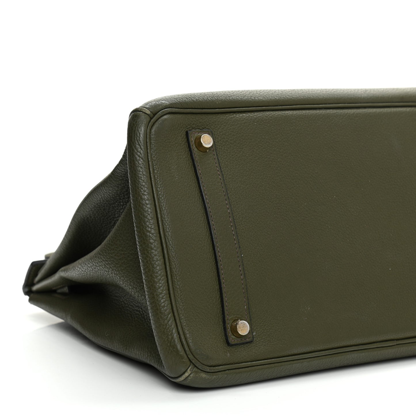 Taurillon Clemence Birkin 35 Vert Veronese