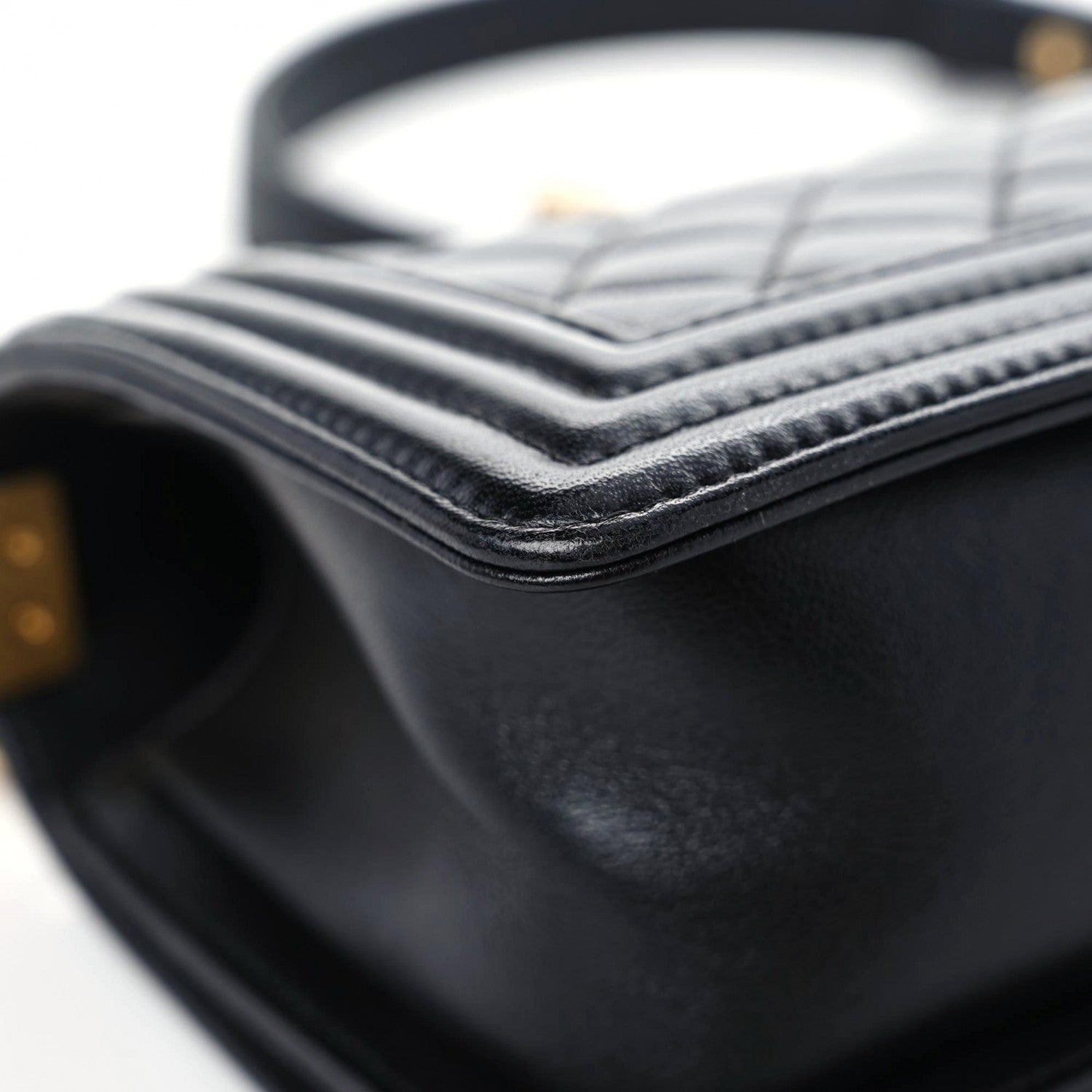 Chanel Lambskin Quilted Small Boy Flap Black 7 of 15