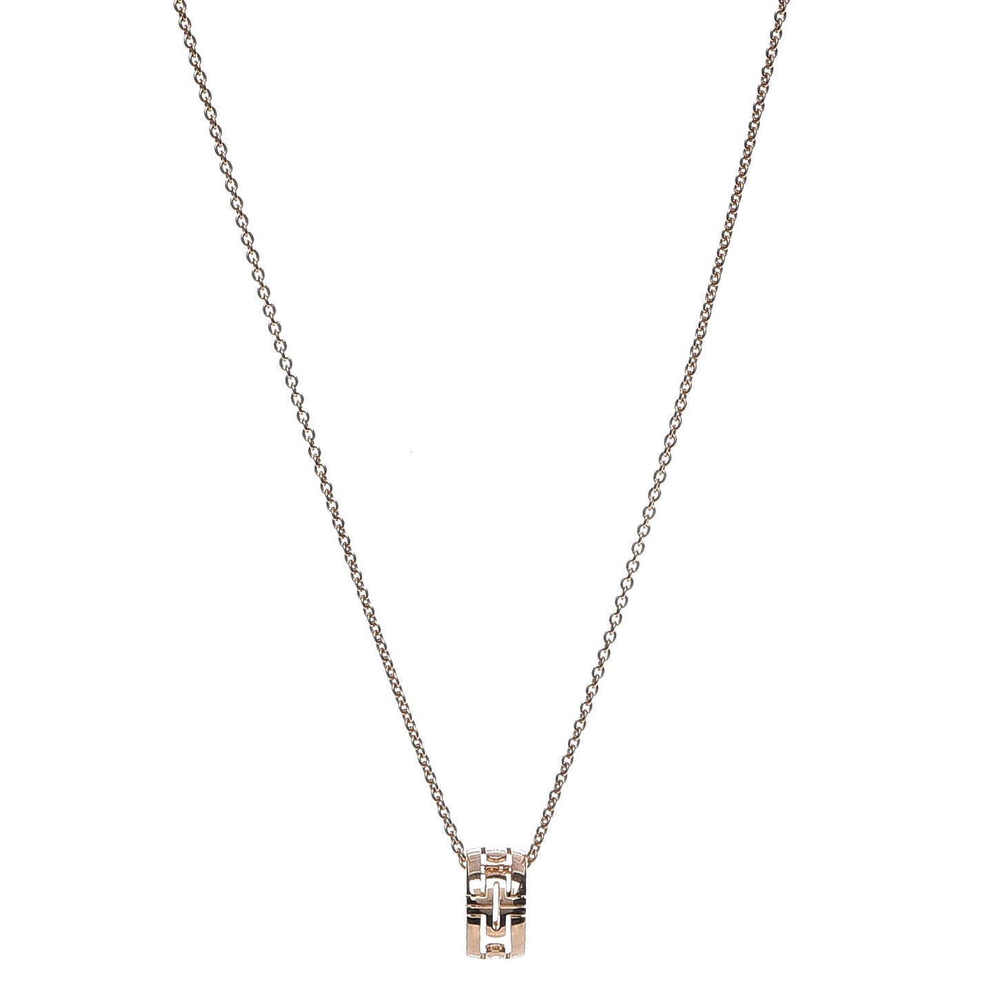 18K Yellow Gold Parentesi Pendant Necklace