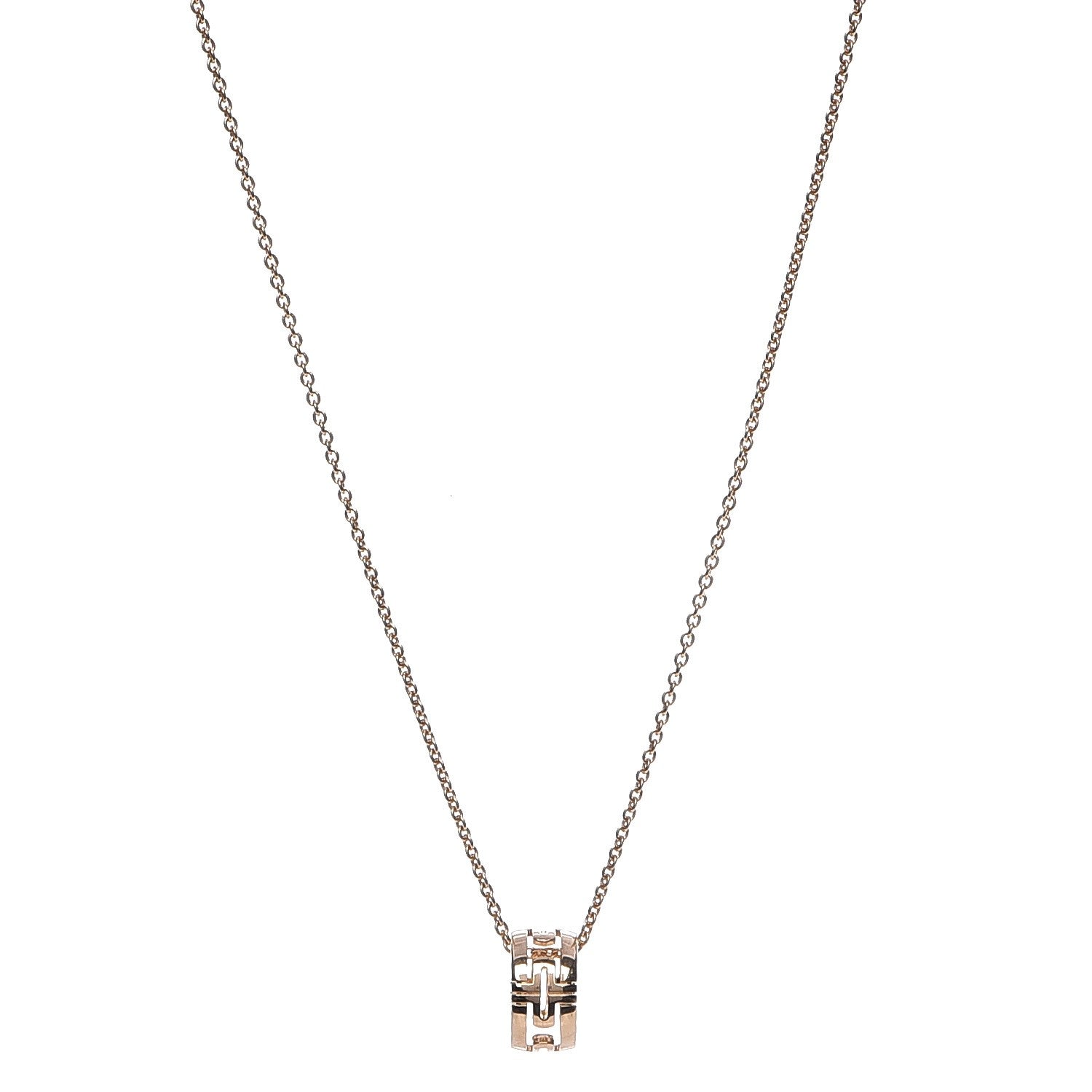 Bulgari 18K Yellow Gold Parentesi Pendant Necklace 1 of 8