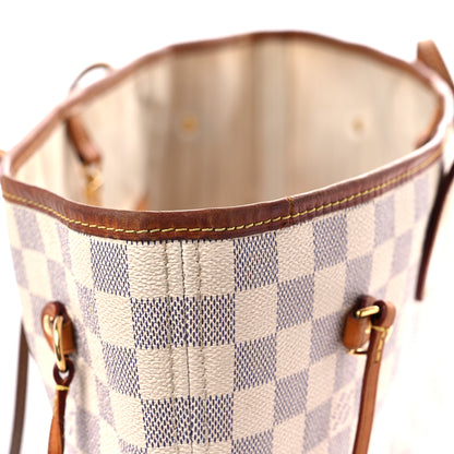 Louis Vuitton Damier Azur Neverfull MM 25 of 29
