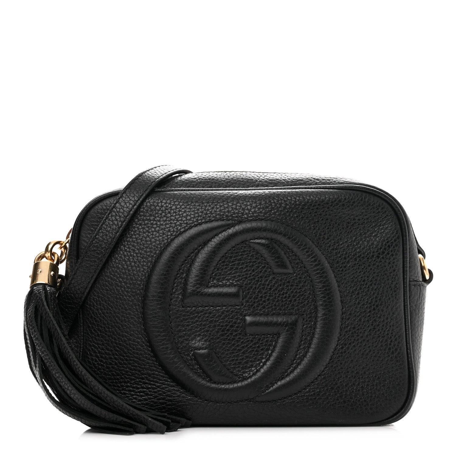 Gucci Pebbled Calfskin Small Soho Disco Bag Black 1 of 11