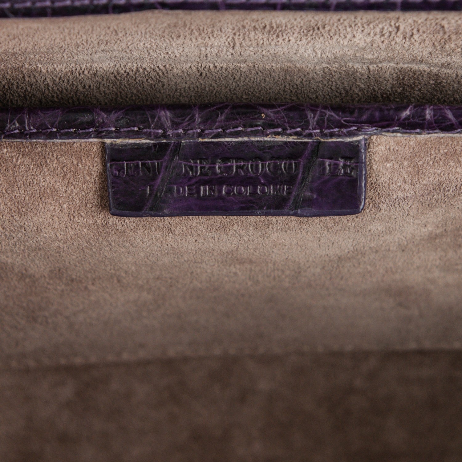 Nancy Gonzalez Crocodile Clutch Purple 6 of 6
