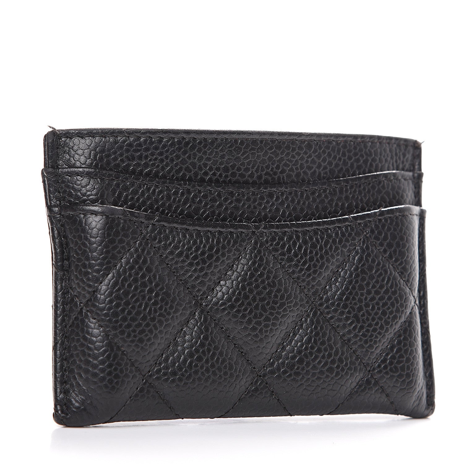 Chanel Caviar Quilted Card Holder Black 2 of 8