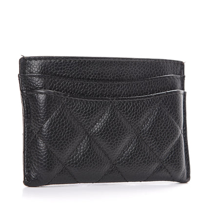 Chanel Caviar Quilted Card Holder Black 2 of 8